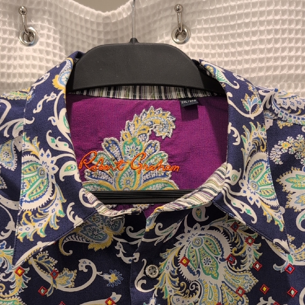 Robert Graham Men's Multicolor Paisley Shirt